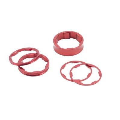 Box Two Stem Spacer 1 1/8" - Red - 1 1/8"