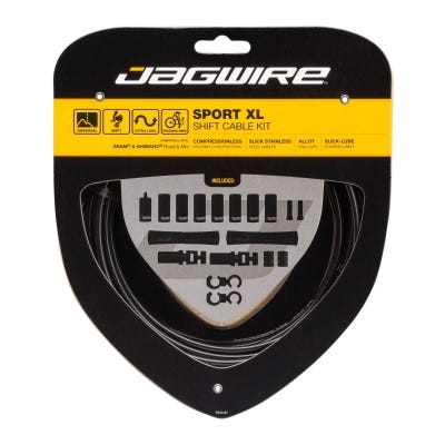 Jagwire Universal Sport XL 1X Shift Kit Black