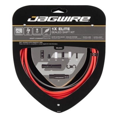 Jagwire 1x Elite Sealed Shift Cable Kit Red